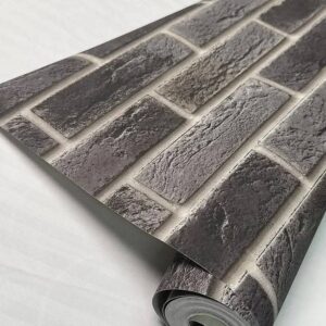 Bricks  Wallpapers -Black & Grey