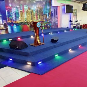 Altar Wall to Wall Carpet Navy Blue