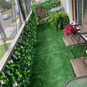 Premium Artificial Privacy Fence Roll Dense Green Hedge Cover