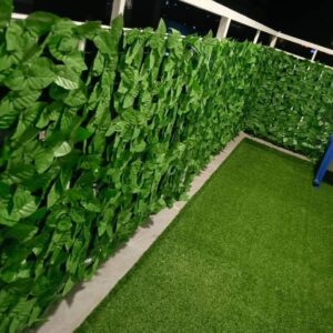 Artificial Leaf Privacy Screen for Balcony Compound and Garden