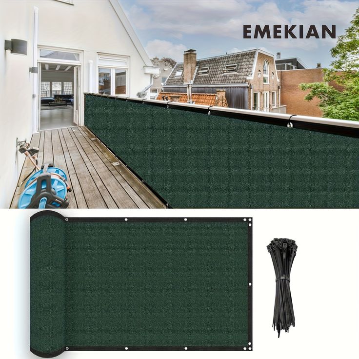 High Quality Balcony Shields 1m High x 5m Long