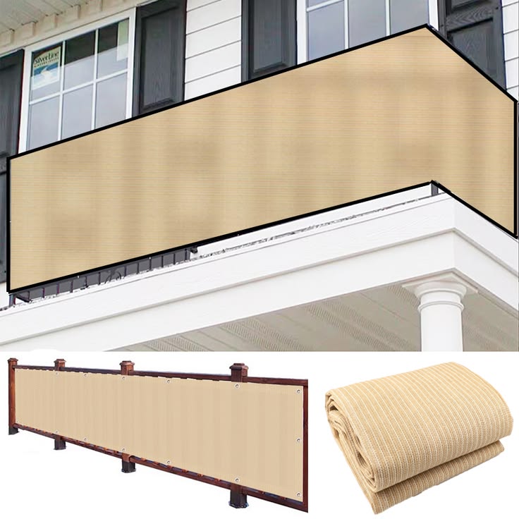 Outdoor Balcony Privacy Screens 1m x 5m